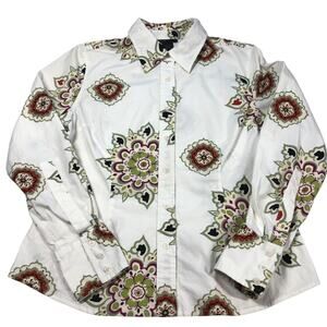 Grace elements floral shirt medium